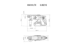 KHA 18 LTX Аккумуляторный перфоратор Metabo