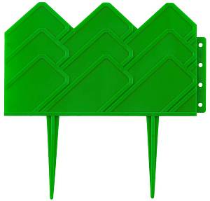 GRINDA 14 х 310 см, зеленый, декоративный бордюр для клумб (422221-G)